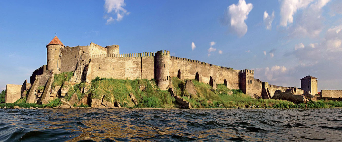 View of the Akkerman Fortress from the Liman side.