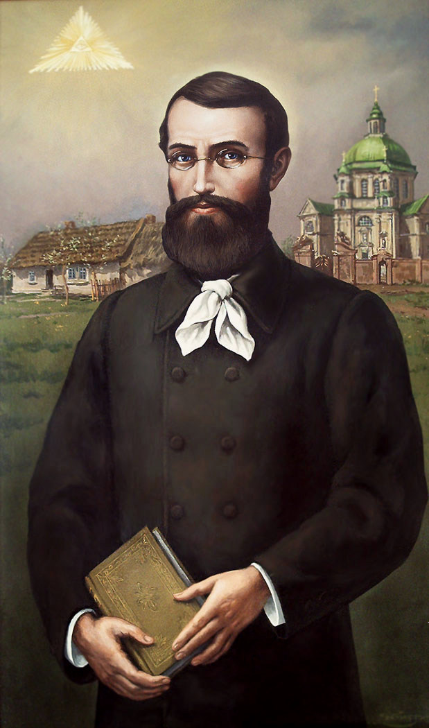Serg Buczacki. Bł. Edmund Bojanowski. Obraz olejny Serg Buczacki. Bł. Edmund Bojanowski. Obraz olejny