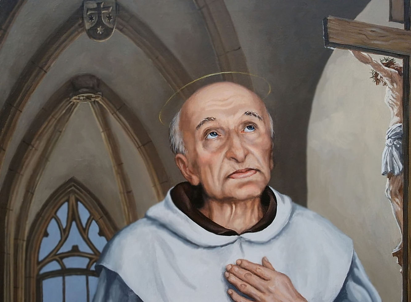 Serg Buczacki. Św. Rafał Kalinowski, detal Serg Buczacki. Św. Rafał Kalinowski, detal