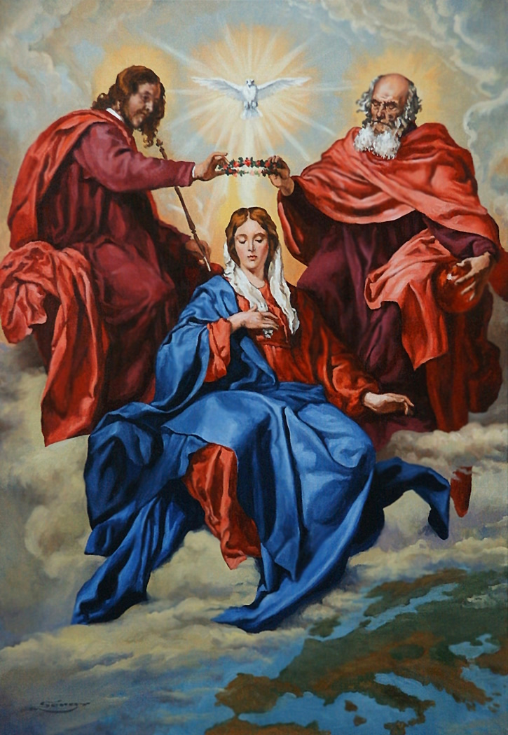 Serg Buczacki. Ukoronowanie Najświętszej Maryi Panny. Obraz olejny Serg Buczacki. Ukoronowanie Najświętszej Maryi Panny. Obraz olejny