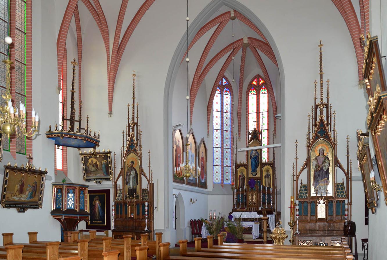 Wnętrze kościoła Niepokalanego Poczęcia NMP